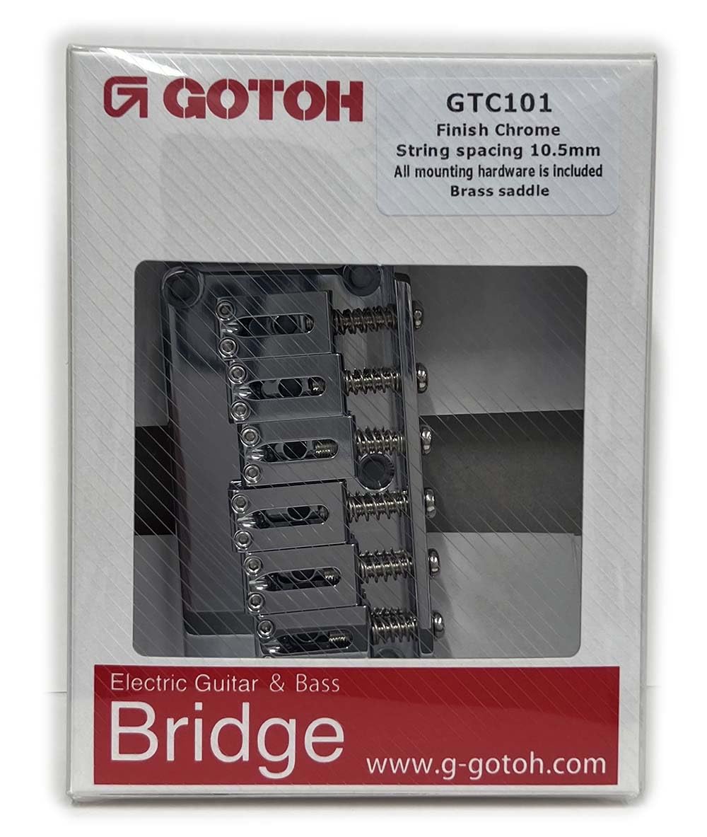 

GOTOH GTC101C Hard Tail Bridge Chrome PGTC-101C/D