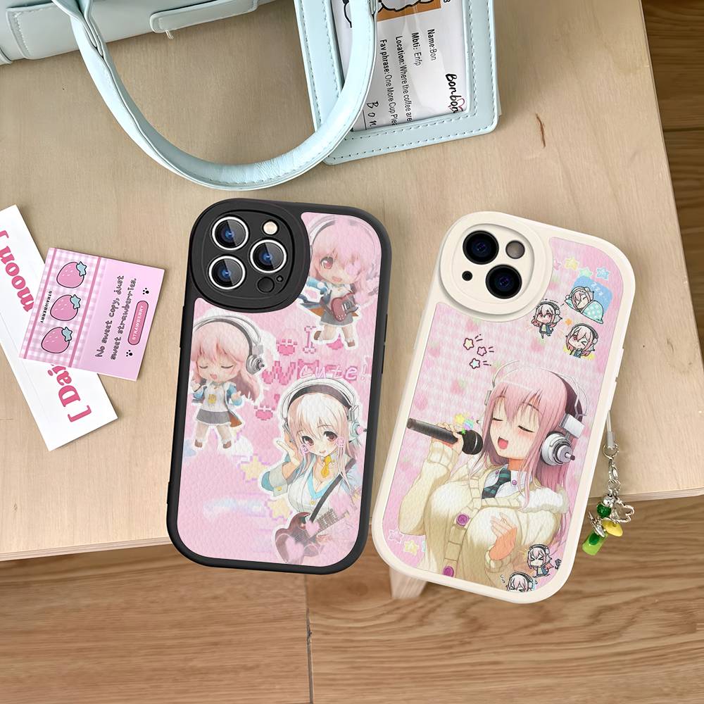 S-sUPER SONICO Phone Case Hard Leather For IPhone 16 15 14 13 Mini 11 12 Pro Max Plus Fundas