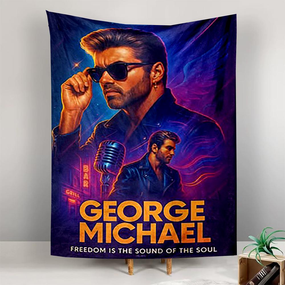 Tapestry George Michael Freedom Sound Of Soul Music Poster Wall Hanging