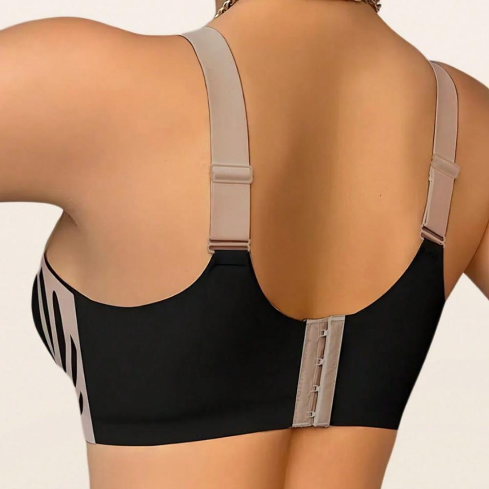 L-4XL PLUS Dame Push-up BH Sømløs Trådløs BH Stor Størrelse Undertøy