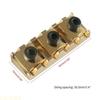 A1A2 Metal Guitar String Locking Nut with Screws&Wrench 42mm Guitar Tremolo Bridge Lock for Electric Guitar Replacement Parts