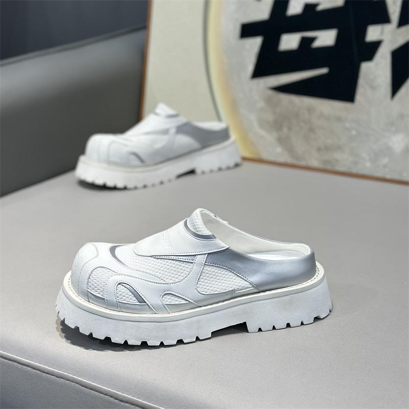 

Big head derby shoes casual and lightweight board shoes lightweight dad shoes elastic super light casual shoes 44 білий