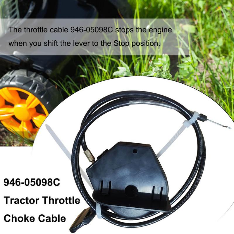Sterowanie przepustnicą Wymień linkę sterującą dla GT ForXT2 50 GX54 ST54 LX50 Linka ssania przepustnicy Sterowanie ssaniem traktora ogrodowego
