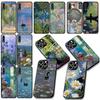 Claude Monet Impressionism Waterlily Cat Phone Cover for Samsung Galaxy S25 Edge S24 S23 FE Plus Ultra A16 A15 A55 A57 5G Case