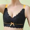 Sexy Lace Gathering Bra Women's Adjustable Accessory Bra Anti-sagging Top Support Bra Sexual Mystery Without Underwire Bra