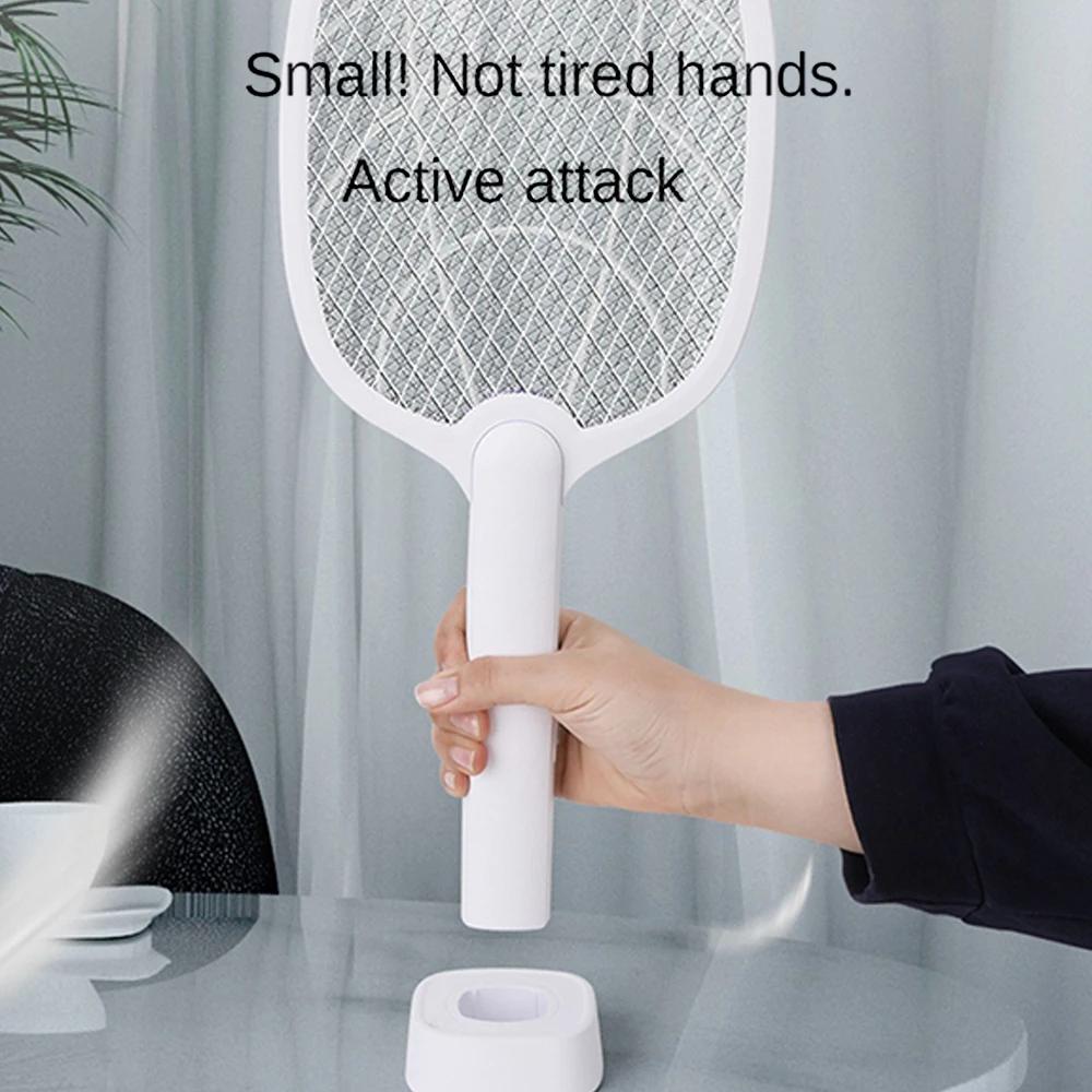 Mosquito Killer Lamp USB Rechargeable Electric Foldable Mosquito Killer Racket Fly Swatter Repellent Lamp Zapper Insects Racket