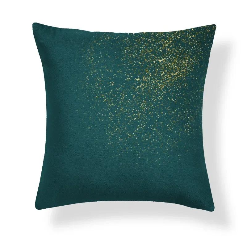 Retro Ethnic Style Art Pattern Light Luxury Gold Bedroom Living Room Sofa Seat Decorative Cushion Cover Geometric Pillowcase