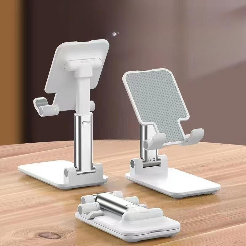 Multifunctional Adjustable Phone Stand - Portable Foldable Desktop & Bedside Tablet Holder  for  Watching ,  Reading,