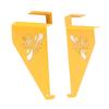2PCS Beehive Inspection Brackets Bee Box Metal Support Holder for 4 Frames Multifunctional