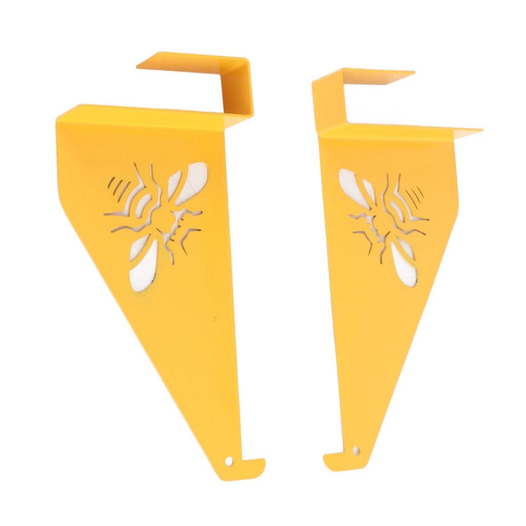 2PCS Beehive Inspection Brackets Bee Box Metal Support Holder for 4 Frames Multifunctional