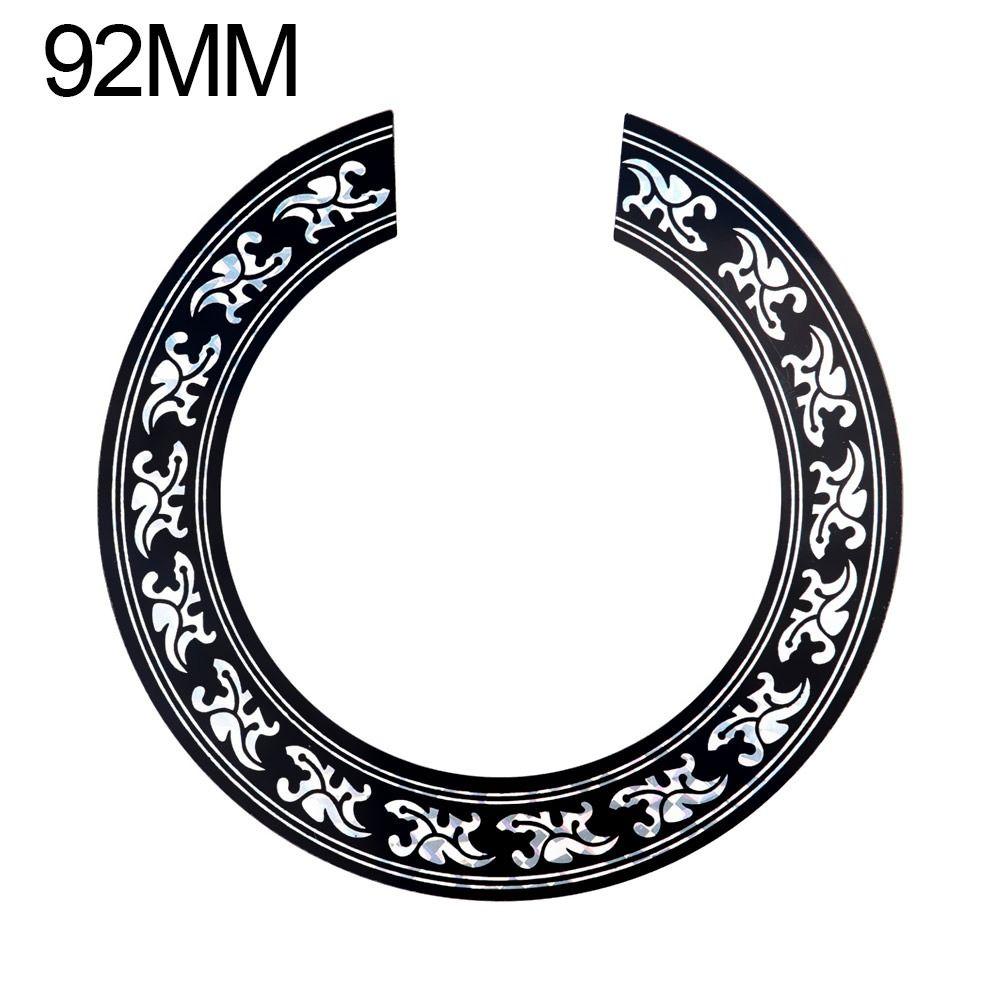PVC Acoustic Musical Instruments Sound Hole Decal Guitar Sticker Guitar Accessories Self Adhesive