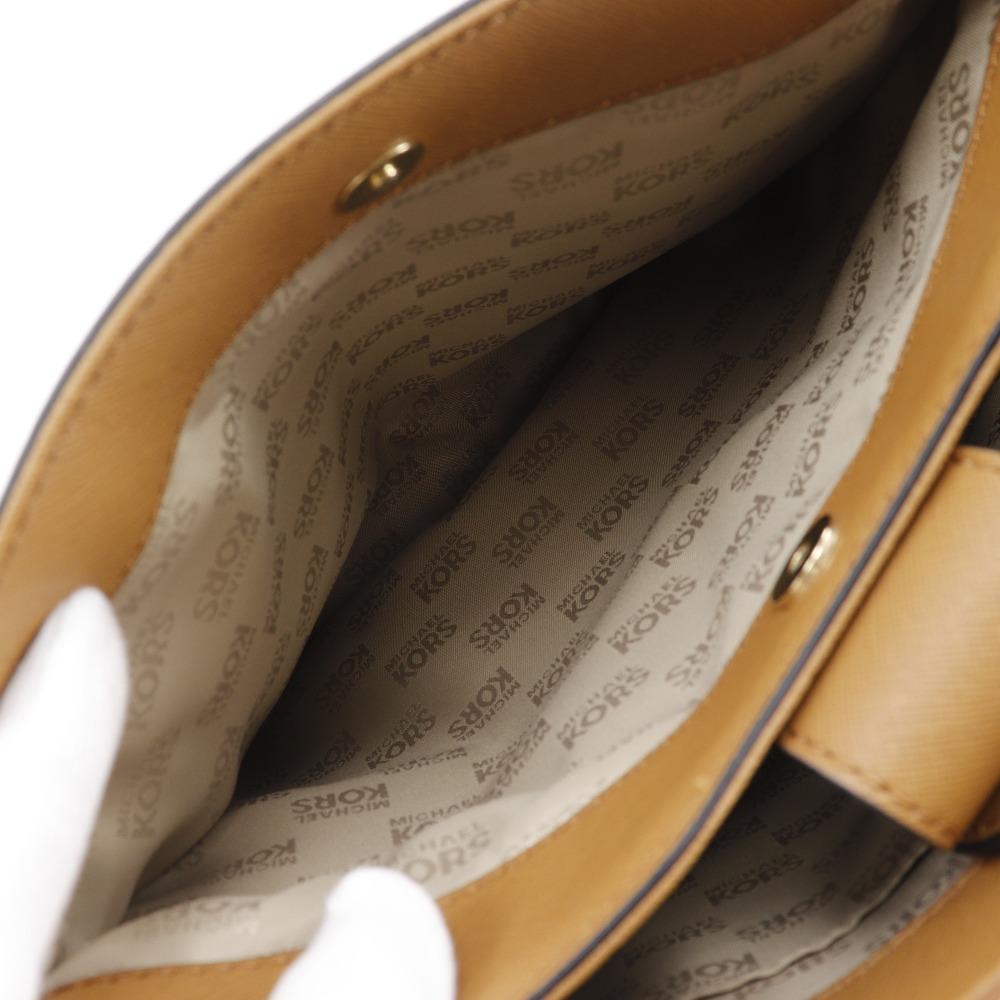 Michael Kors Geantă Tote Geantă de mână Piele maro / neagră / albă Femei Folosit