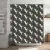 Rabbit Shower Curtain Farmhouse Decor Woodland Animals Bathroom Set Vintage Rustic Nature Wildlife Shower Liner for Home