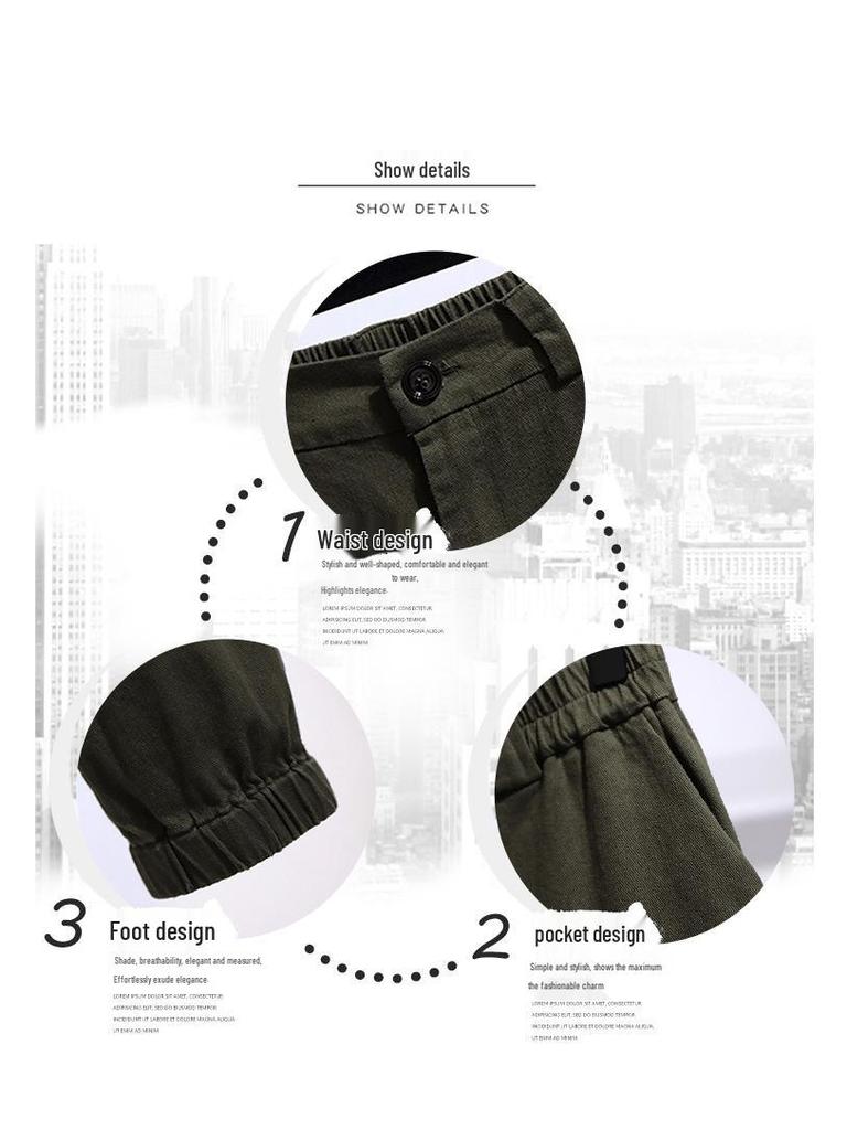 Plus Size Women's Sports Joggers, Elastic Waist, Loose Fit for 130-320 Jin, Spring/Autumn Long Pants
