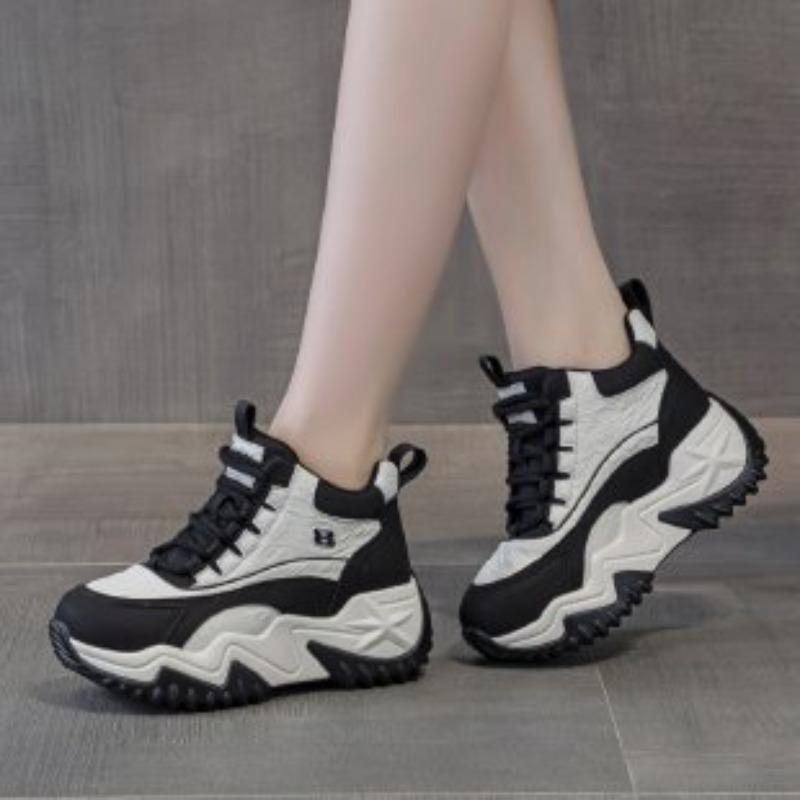 Inner Height Elderly Man Shoes - New Style - Versatile - Thick Sole - Sporty - Casual - Retro - Women's Shoes