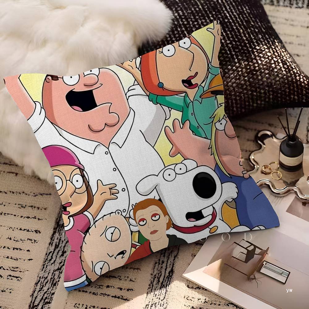 Cartoon G-Guy Cool F-Family 45*45cm Cushion Cover Pillow Cover Decor Pillowcase Home Pillowcase For Couch Pillow