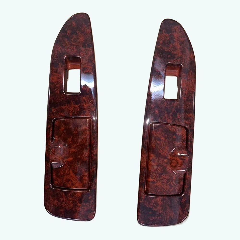LC100 FJ100 Interior Wooden Window Switch Lifter Panel Cover For Toyota Land Cruiser 100 2003 2004 2005 2006 2007 08 Accessories