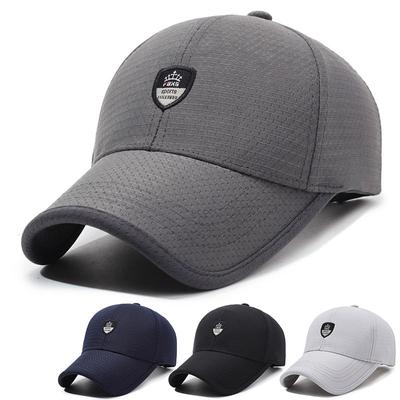Middle-Aged Men's Cap Summer Breathable Cap Outdoor Sports Baseball Cap Sunshade Sunscreen Cap