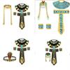 Ägyptisches Königinnen Kostüm Set Mit Handgefertigten Polyester Accessoires Für Halloween Cosplay Erwachsene