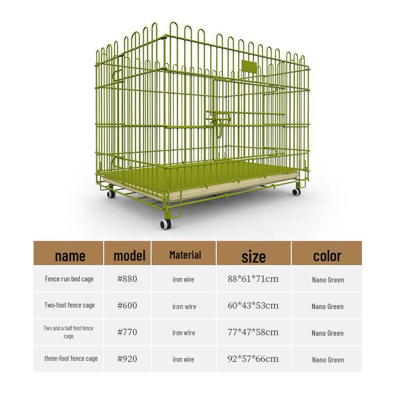 Nano Folding Indoor Dog and Small Pet Cage with Display Table