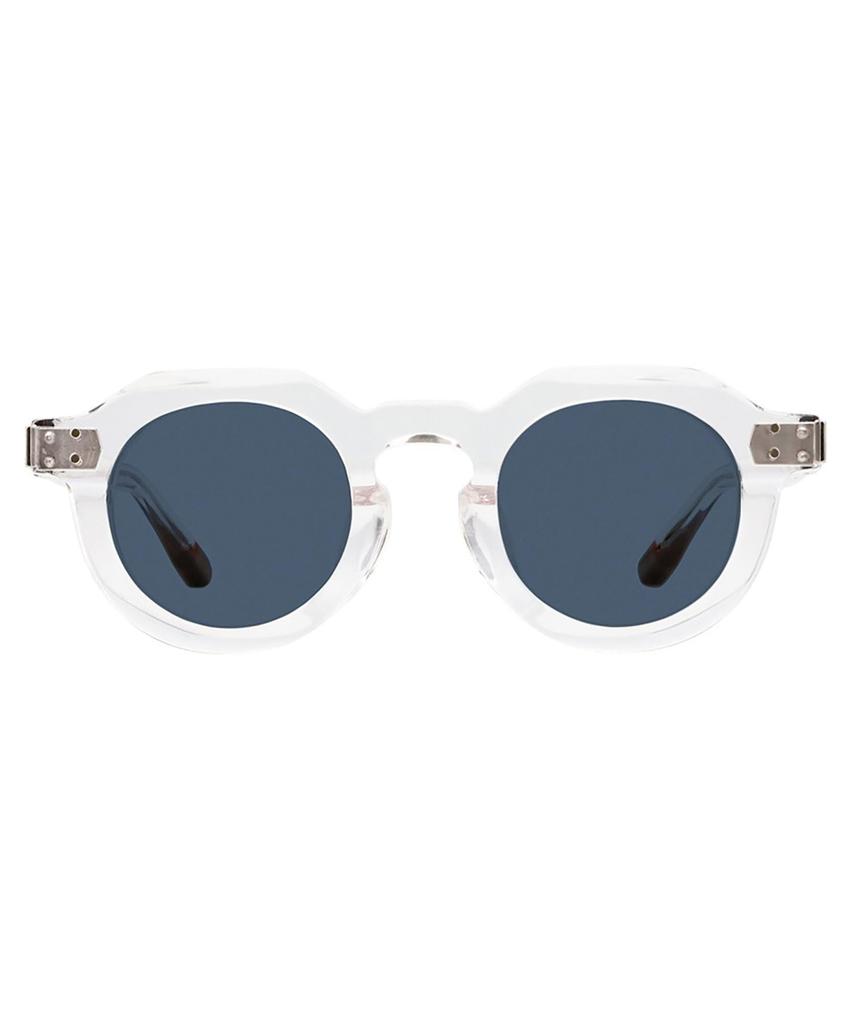 Zoff UNITED ARROWS Sunglasses Luxe Crown Panto Sunglasses with UV UNITED ARROWS Wellington-style (Clear, ZO251G07_00A1) Wide-rimmed Protection,