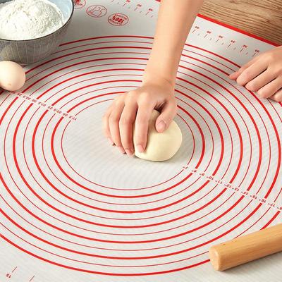 Siliconen glasvezel rollende deegkussentjes Bakvormen Liner Pad Mat Rollende deegmat Bakgebakgereedschap