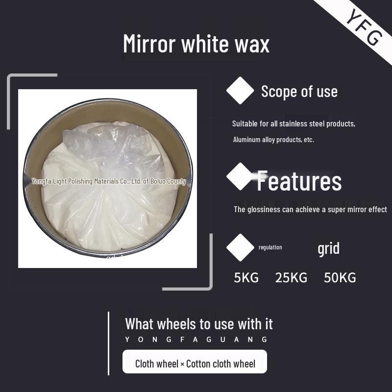 Metal Mirror Polishing Wax for Furniture, Stainless Steel, Aluminum, and Stone – Brightener and Long-lasting Protection