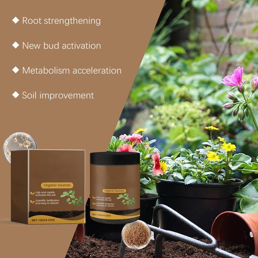 Mehrnährstoff-Bodenwachstumspulver Allzweck Fördern Und Sämlinge Verbessern Bodenqualität Hausgartenarbeit Und Gemüse Topfpflanzen
