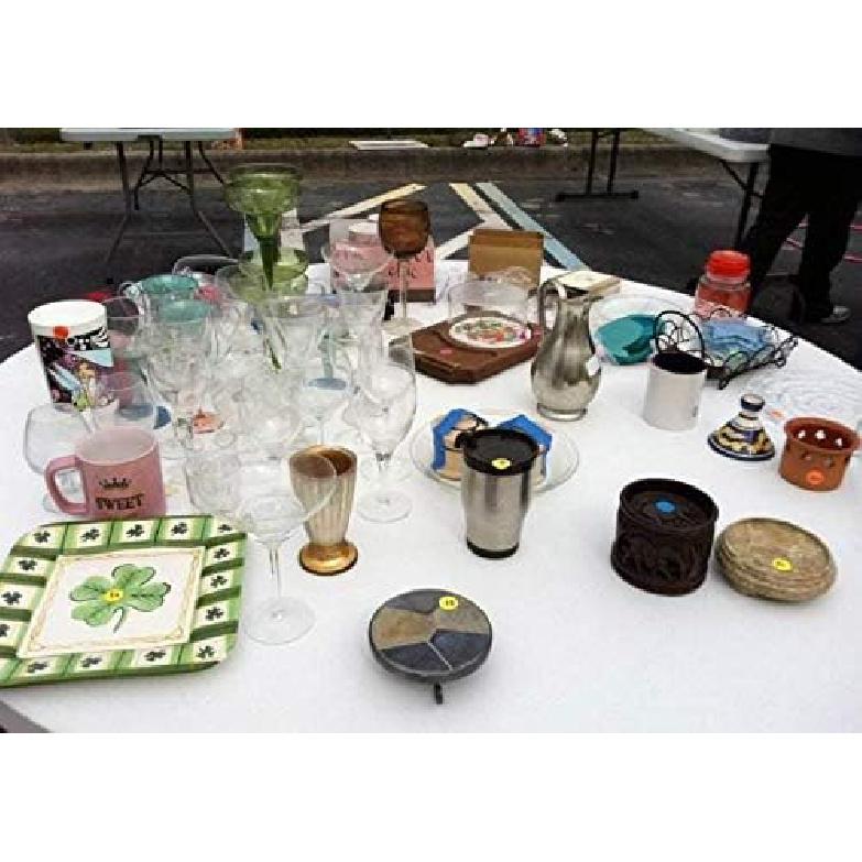 Hcode 1 Inch Color Coding Label Price Stickers - Garage Sale Blank Yard Sale Round Permanent Adhesive Dots - 1200Pcs (6 Colors)