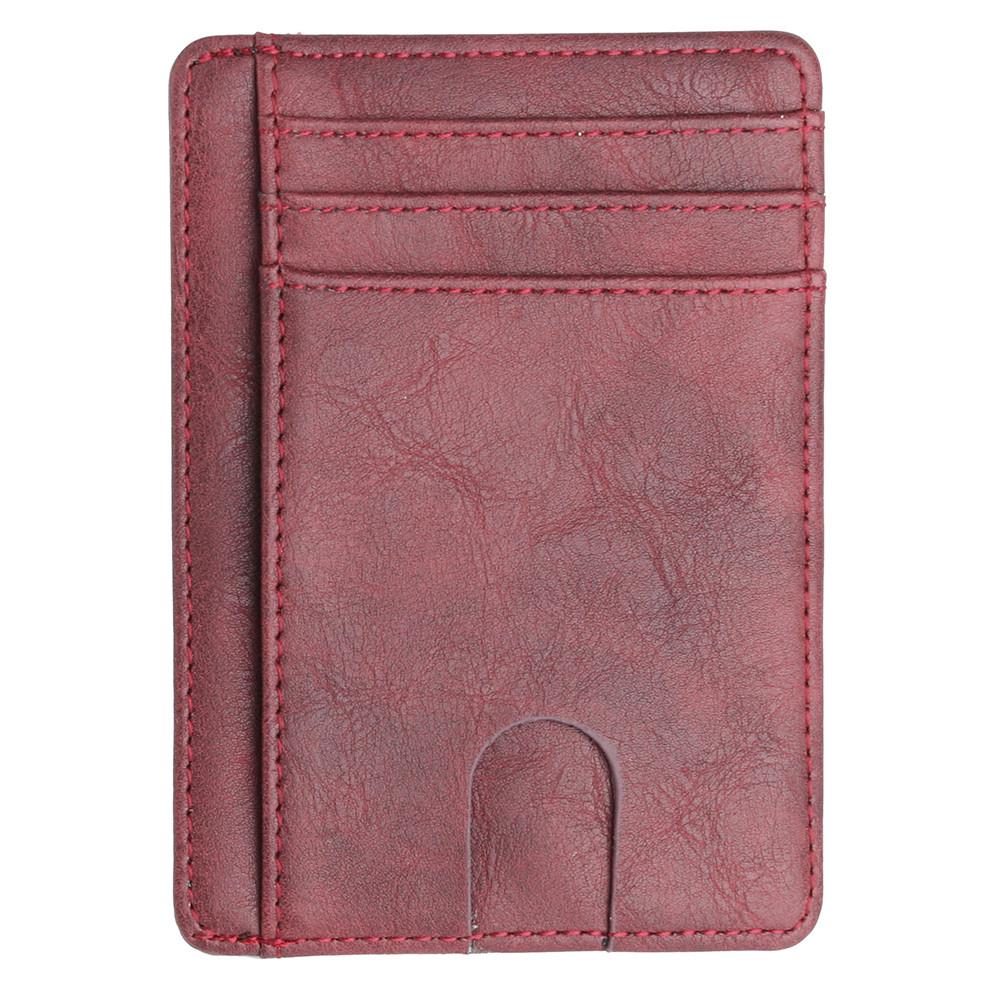 New Men's Leather Wallet Thin Credit Card Holder ID Case Purse Bag