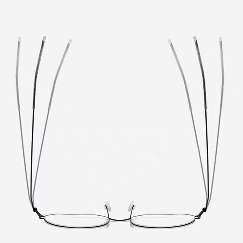 Denmark Oval Round Spectacle Frame Eyeglasses Ultralight Screwless Handmade Fashion Eyeglass Frame Men's Glasses Women Retro New