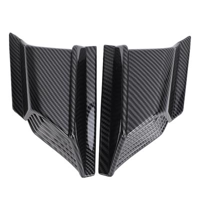 1 pár Motocyklový přední spoiler ABS Ochrana proti nárazu Boční kapotáž Křidélka pro ADV 160 2019‑2024 Styl karbonových vláken