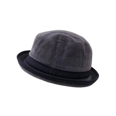 Oversized Corduroy Men's Big Head Hat Pork Pie