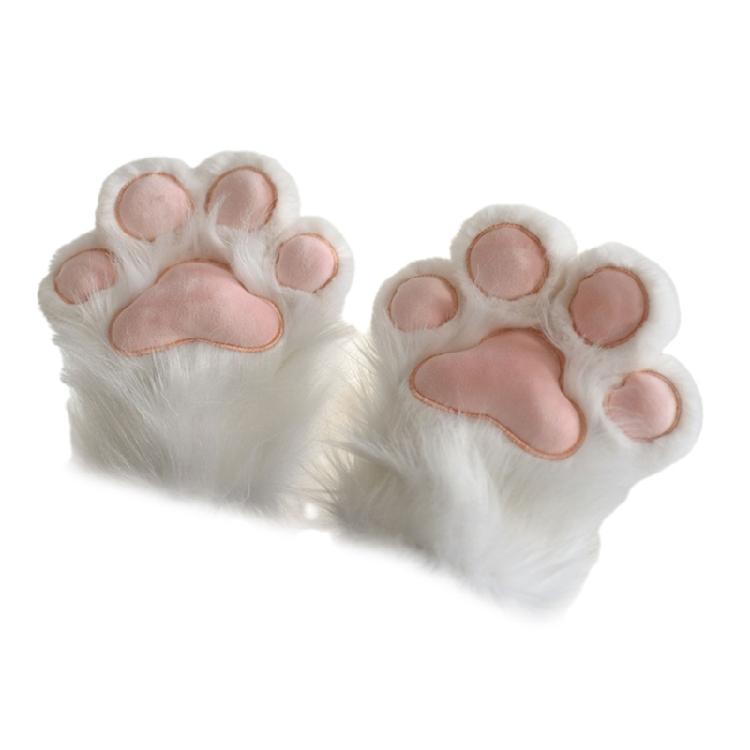 Katzenpfoten Handschuhe Plüsch Tierpfoten Handhandschuhe Cosplay Party Kostüm Handwärmer