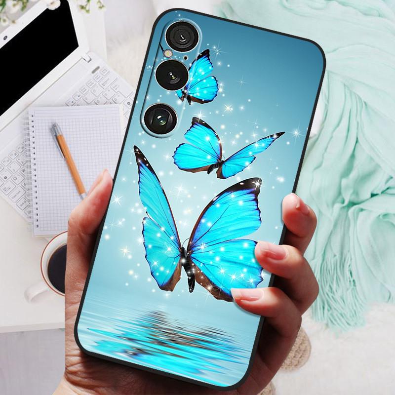 For Sony Xperia 1 VI Case Animals Soft Silicone TPU Back Cover Phone Cases For Sony Xperia1 VI Protective Bumper Shockproof Capa