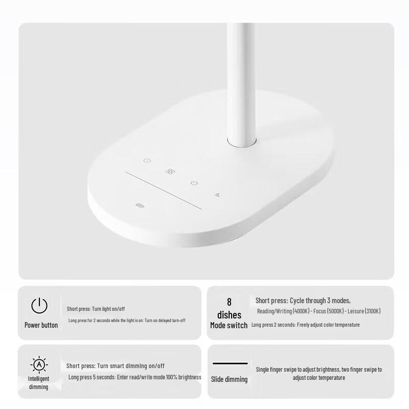OPPLE AAAAA Eye-Protection Full-Spectrum LED Desk Lamp