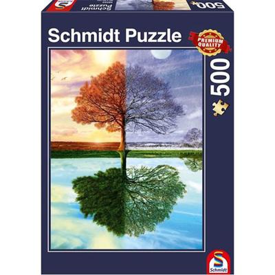 Schmidt Jigsaw Puzzle 500pcs (Seasons Tree)