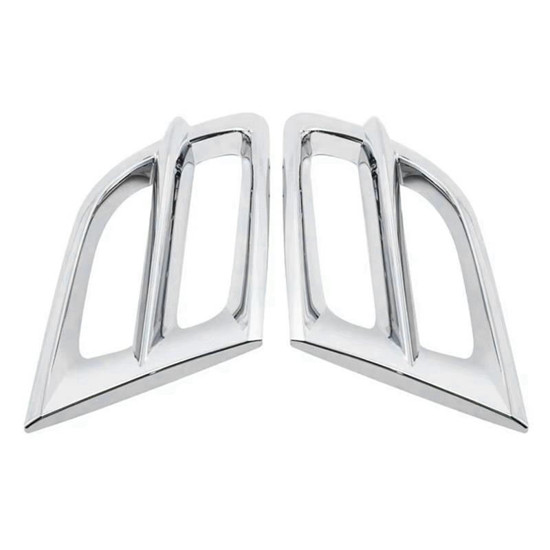 Motorcycle Moto Chrome Left Right Fairing Accent Grilles For Honda Goldwing GL1800 2001-2011
