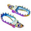 ZETA Racing MAX Foot Pegs, KTM/HUSQVARNA, Slick, Front and Rear Width 2.4 Inches