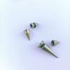80 Sets Gold Silver Black Clothes Spikes Kit DIY Decoration Back Studs & Spike  Leather Craft