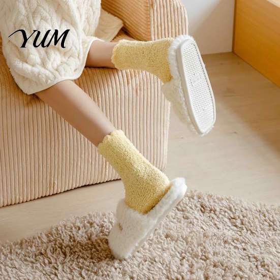 Breathable Plush Winter Socks Thickened for Women, Thermal Sleep Socks, Coral Fleece Warm Lounge Women Soft House Floor Autumn Cold Weather