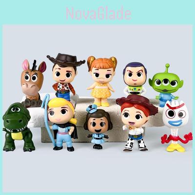 Conjunto de Figuras de Ação em PVC Toy Story Com Personagens Colecionáveis Para Crianças e Colecionadores