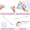 50Sets Mascara Wand Tube Diamond HeadMascara Brushes Eyelash Spoolies Brush Makeup ToolApplicator Eyelash Brush Tubes Makeup Brush