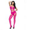 New women's jacquard one-piece netsuit, suspenders, pantyhose, hollow shoulder straps w