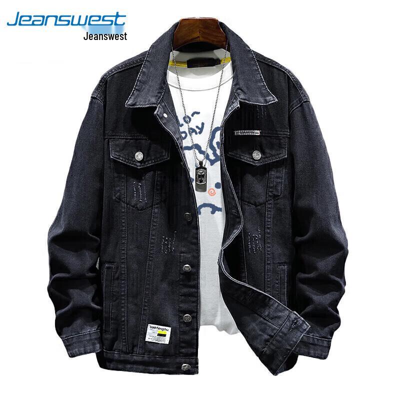 

JEANSWEST Men s Denim Jacket 4XL
