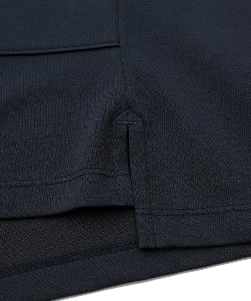 HUMOROUS ACCOUNT Athletic Mockneck H/S Tee / Navy