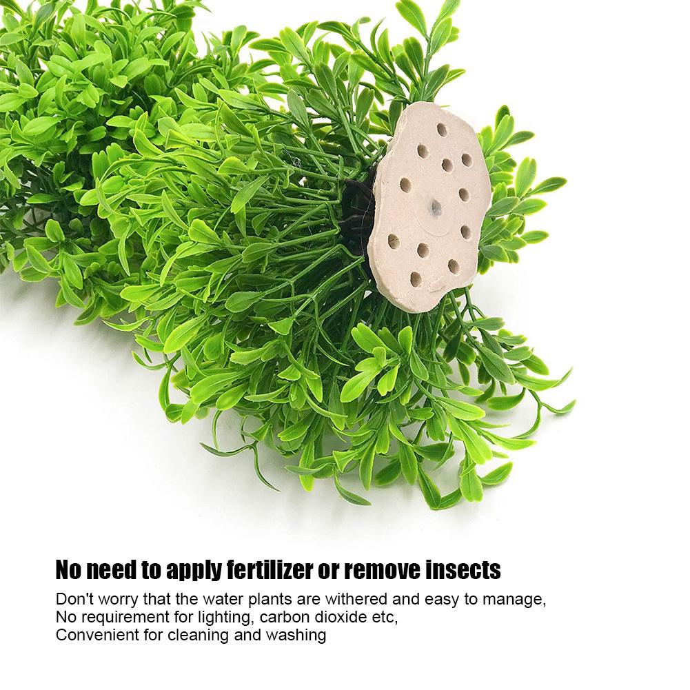 Plastic Aquarium Artificial Vivid Simulation Water Plant for Fish Tank Landscape Decoration