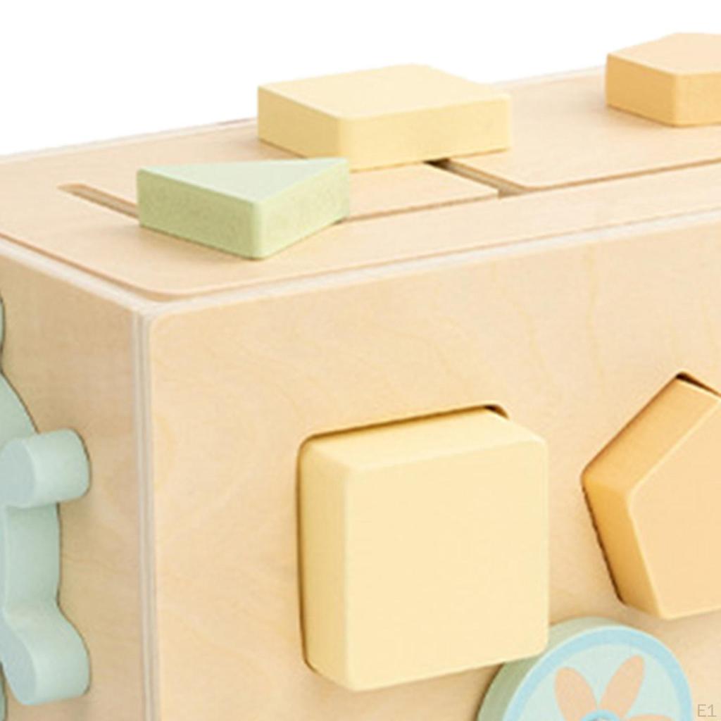 Shape Sorting Stacking Toy Educational Thought Training Learning Matching Wooden Block Car Toys