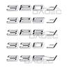 Car 3D ABS Trunk Letters Logo Badge Emblem Decals Sticker For BMW 3 Series 320d 325d 328d 330d 335d E46 E90 E91 F30 F31 F34 G20 SU1