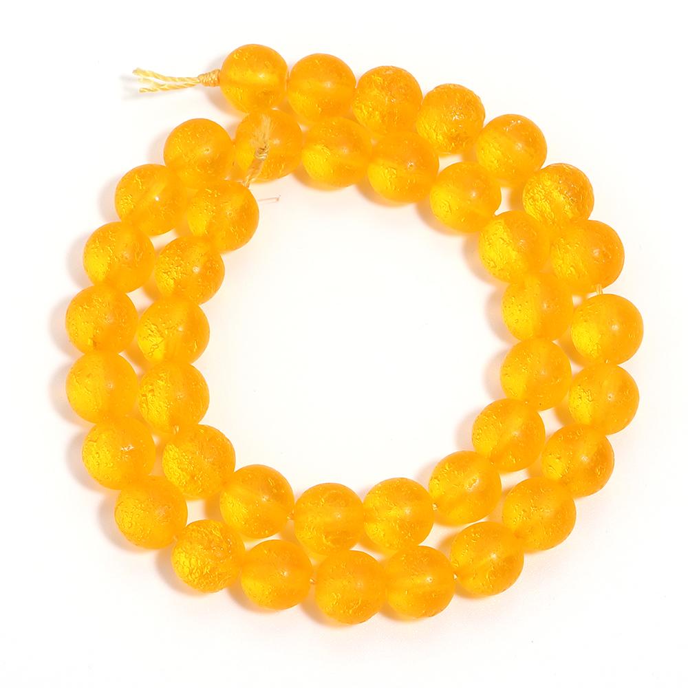35-60pcs/lot Round Meteorite Shaped Lampwork Beads Matte Czech Glass Beads For Jewelry Making DIY Bracelet Necklace Accessories